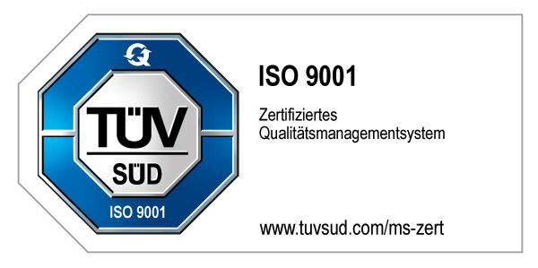 TÜV Zertifiziertes Qualitätsmanagementsystem